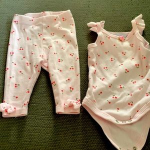 0-3 months matching baby set